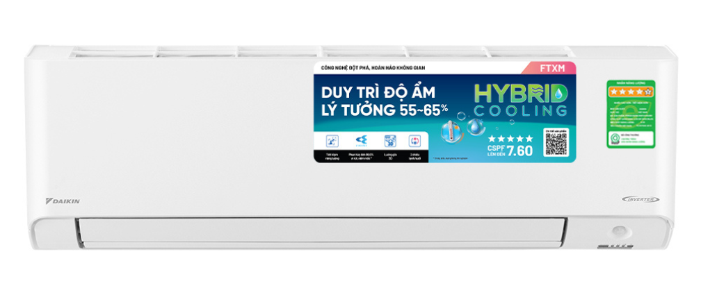 Điều Hòa Hai Chiều Inverter Daikin FTXM71XVMV 3HP Cao Cấp